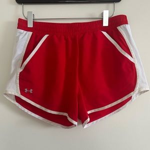 GUC Red Under Armour running / sport shorts